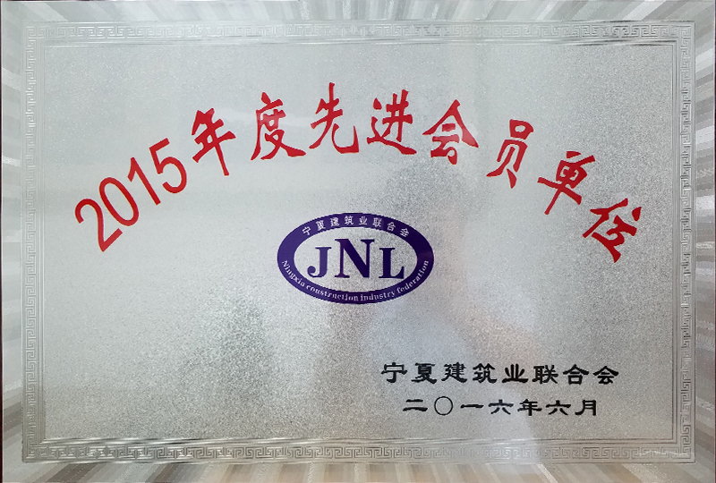 2015年度先進(jìn)會員單位